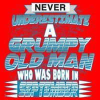 Never Underestimate Grumpy Old Man Born In September Santa Hat thumb 1