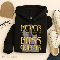 Never Underestimate Old Man With A Bass Guitar Hoodie thumb 4