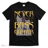 Never Underestimate Old Man With A Bass Guitar T-Shirt thumb 0