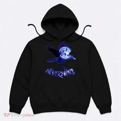 Nevermore Raven Halloween Hoodie