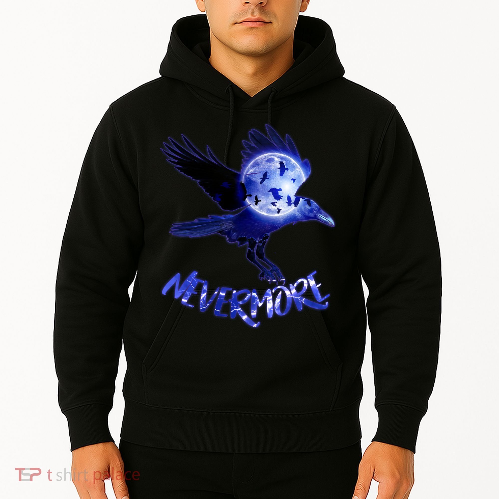 Nevermore Raven Halloween Hoodie