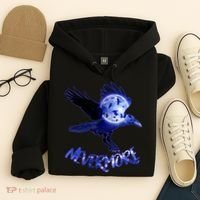 Nevermore Raven Halloween Hoodie thumb 4