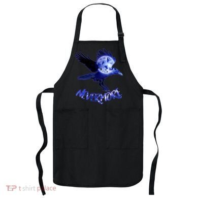 Nevermore Raven Halloween Apron