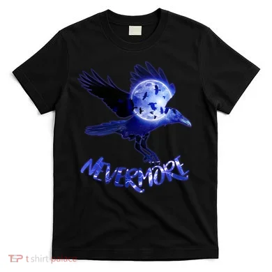 Nevermore Raven Halloween T-Shirt