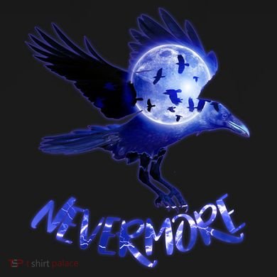 Nevermore Raven Halloween City Backpack