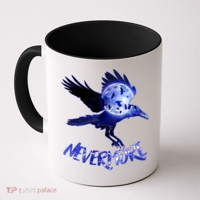 Nevermore Raven Halloween Coffee Mug