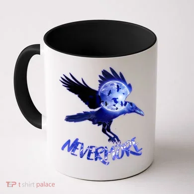 Nevermore Raven Halloween Coffee Mug