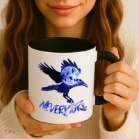 Nevermore Raven Halloween Coffee Mug thumb 3