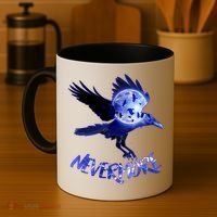 Nevermore Raven Halloween Coffee Mug thumb 4