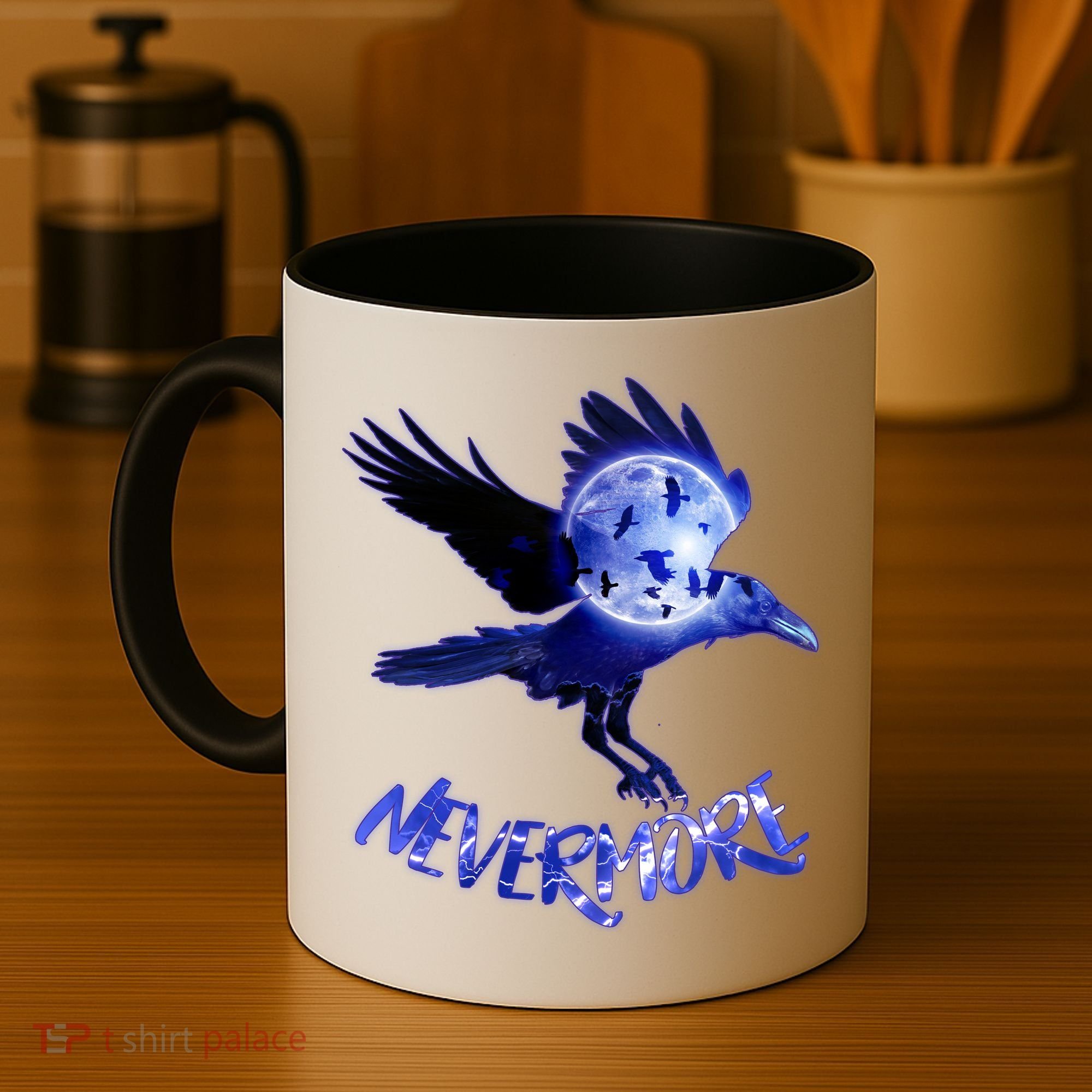 Nevermore Raven Halloween Coffee Mug