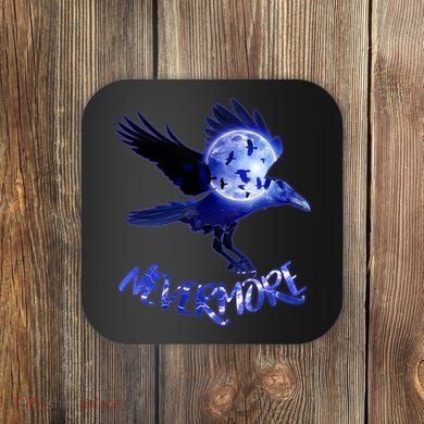 Nevermore Raven Halloween Coaster