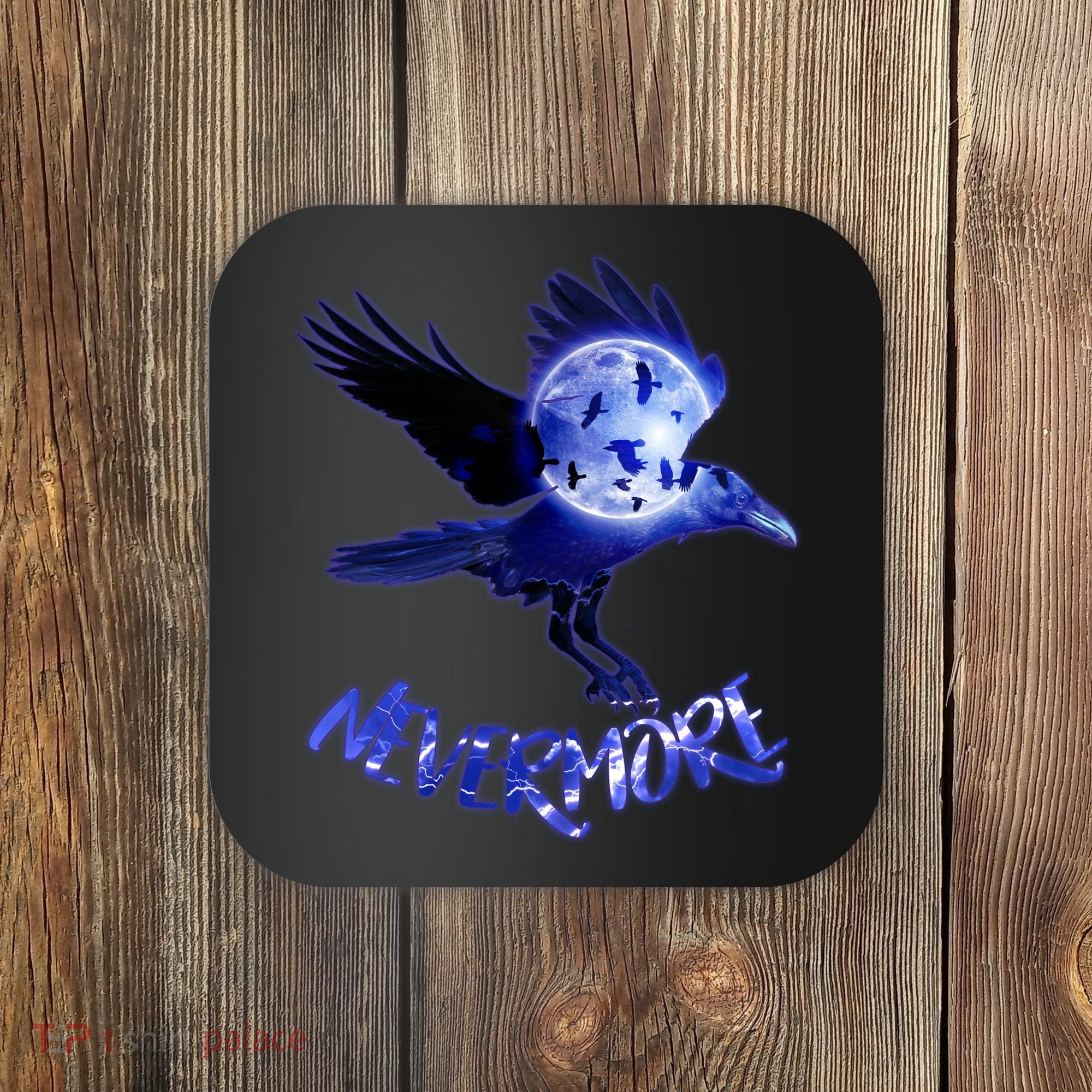 Nevermore Raven Halloween Coaster