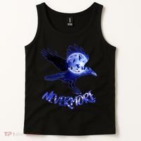 Nevermore Raven Halloween Tank Top thumb 2