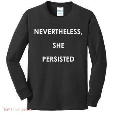Nevertheless, She Persisted - Resist Kids Long Sleeve Shirt