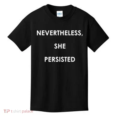 Nevertheless, She Persisted - Resist Kids T-Shirt