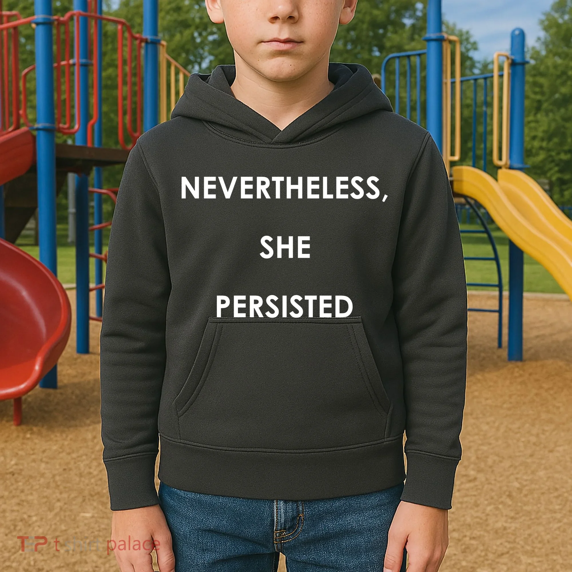 Nevertheless, She Persisted. Kids Hoodie