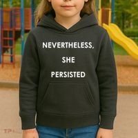 Nevertheless, She Persisted. Kids Hoodie thumb 3