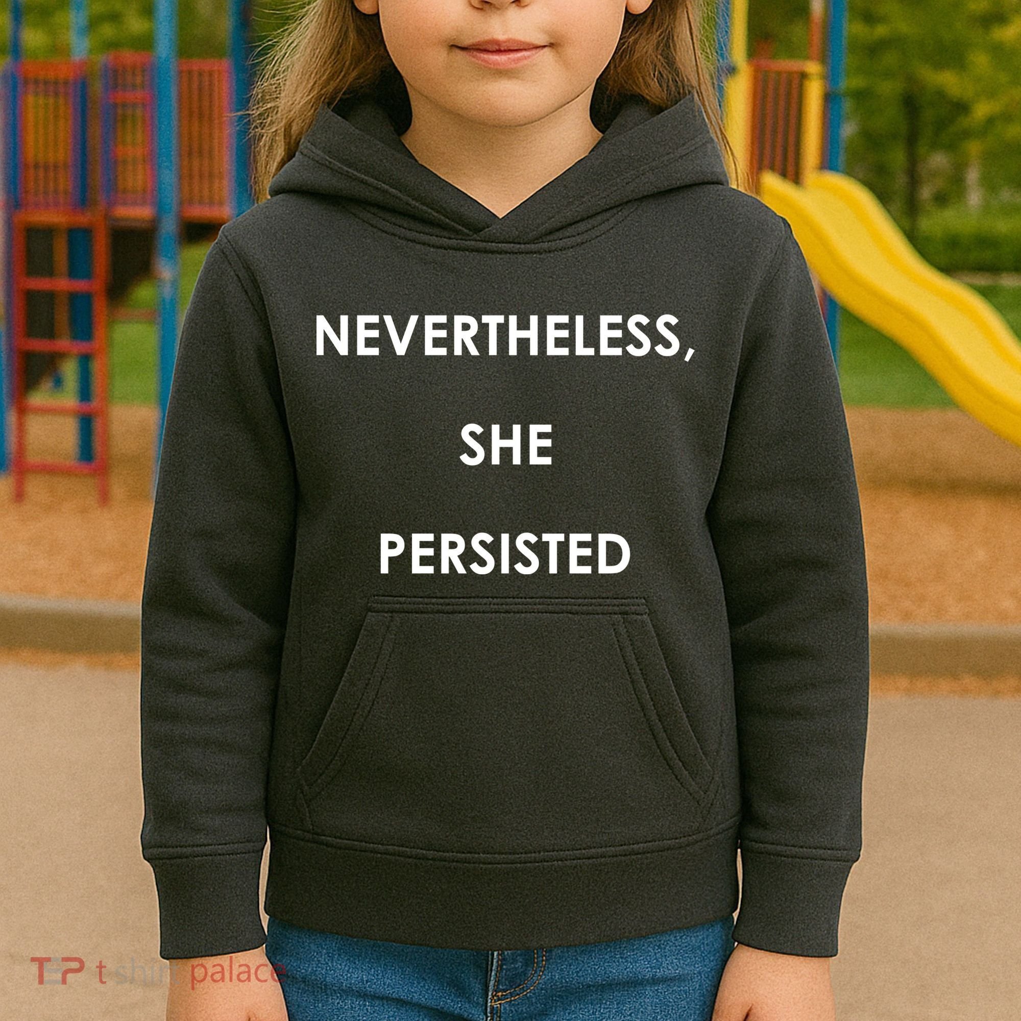Nevertheless, She Persisted. Kids Hoodie