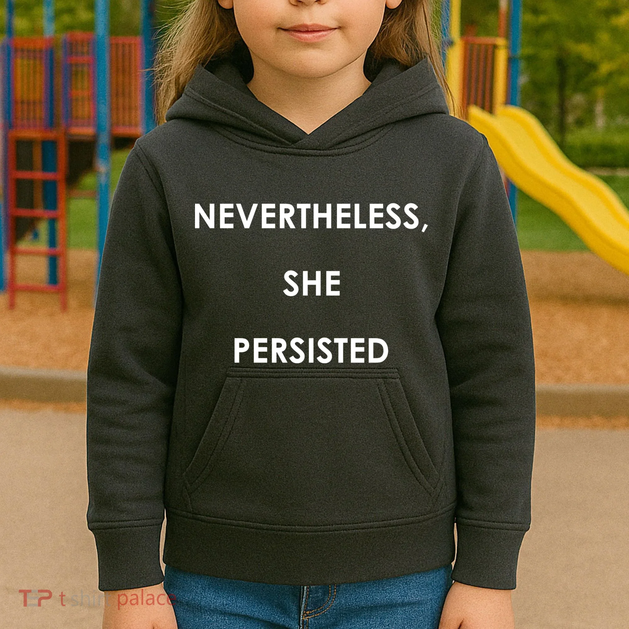 Nevertheless, She Persisted. Kids Hoodie