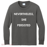 Nevertheless, She Persisted. Kids Long Sleeve Shirt thumb 0