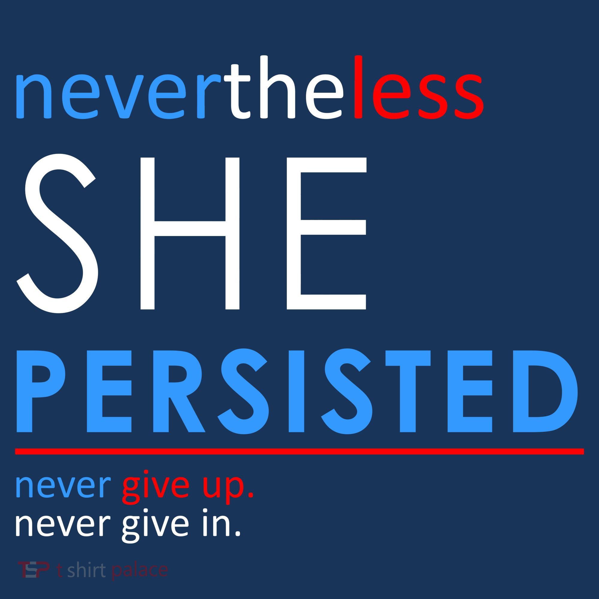 Nevertheless, She Persisted. Never Give Up. Never Give In. Feminist USA-Made Doggie Bandana