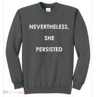 Nevertheless, She Persisted. #Resist Resistance Sweatshirt thumb 0