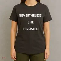 Nevertheless, She Persisted. #Resist Resistance T-Shirt thumb 4