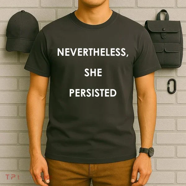 Nevertheless, She Persisted. #Resist Resistance T-Shirt