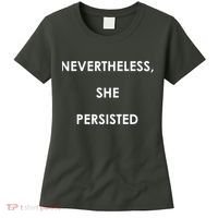 Nevertheless, She Persisted. #Resist Resistance Women's T-Shirt thumb 0