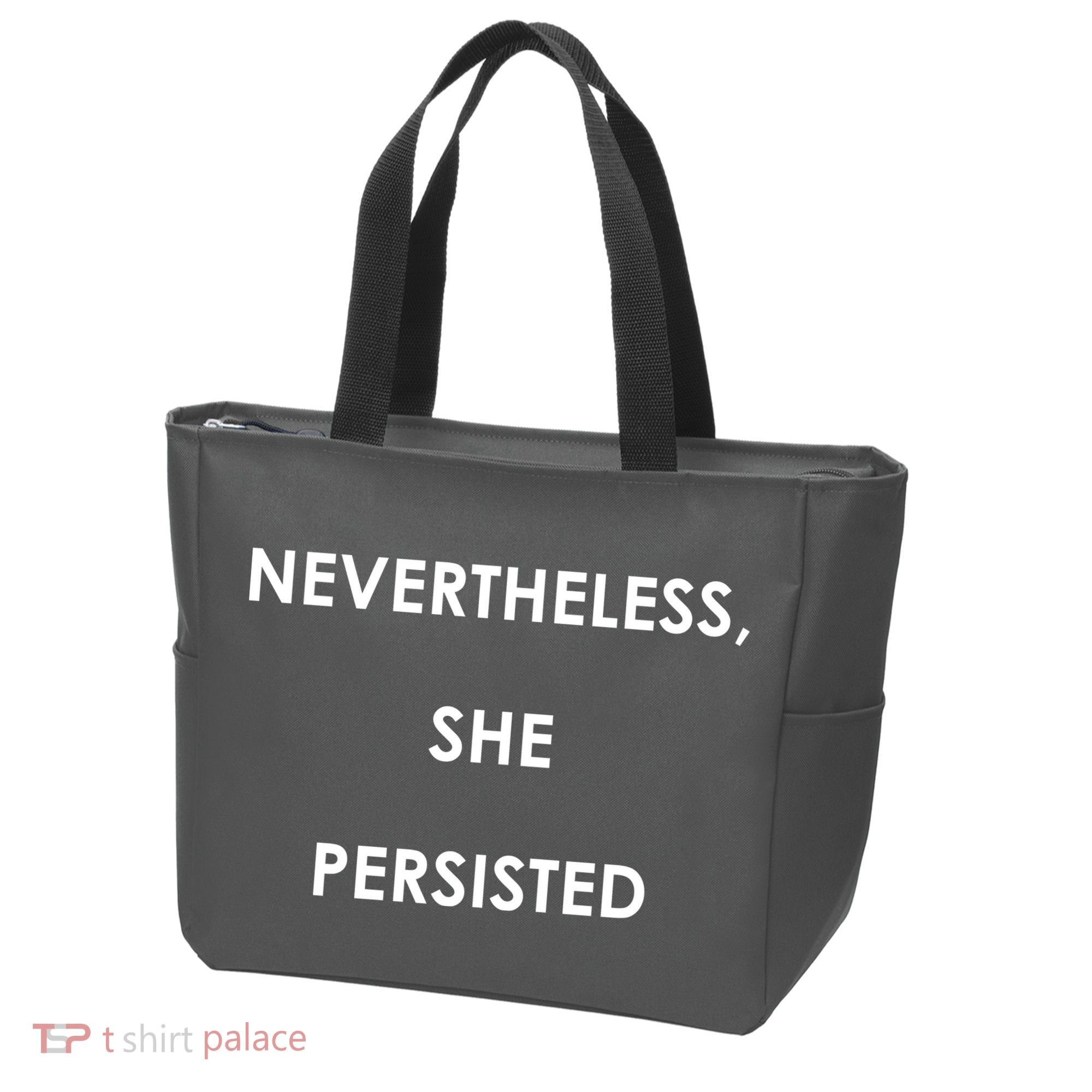 Nevertheless, She Persisted. #Resist Resistance Tote Bag
