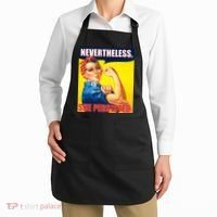 Nevertheless, She Persisted. Rosie Riverter Women's Rights Poster Apron thumb 2