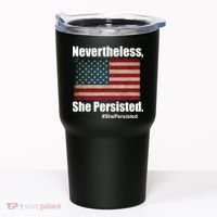 Nevertheless She Persisted American Flag Tumbler thumb 0