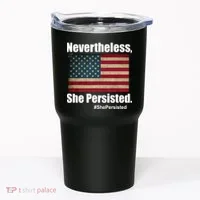 Nevertheless She Persisted American Flag Tumbler thumb 0