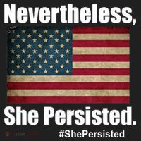 Nevertheless She Persisted American Flag Tumbler thumb 3