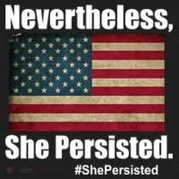 Nevertheless She Persisted American Flag Tumbler thumb 3