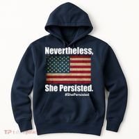 Nevertheless She Persisted American Flag Hoodie thumb 0