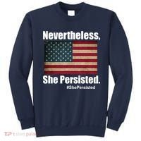 Nevertheless She Persisted American Flag Sweatshirt thumb 0
