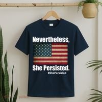 Nevertheless She Persisted American Flag T-Shirt thumb 2