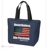 Nevertheless She Persisted American Flag Tote Bag thumb 3