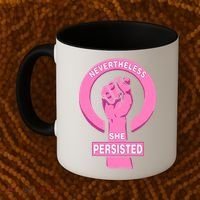 Nevertheless She Persisted Fist Tribute  Coffee Mug thumb 2