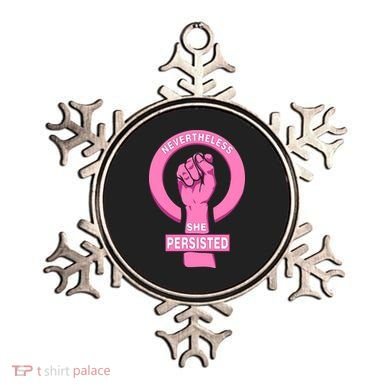 Nevertheless She Persisted Fist Tribute  Ornament
