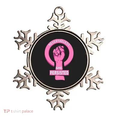 Nevertheless She Persisted Fist Tribute  Ornament
