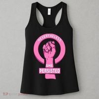 Nevertheless She Persisted Fist Tribute  Women's Tank Top thumb 3