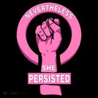 Nevertheless She Persisted Fist Tribute  Baby Bodysuit thumb 2