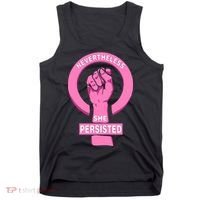 Nevertheless She Persisted Fist Tribute  Tank Top thumb 0