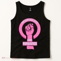 Nevertheless She Persisted Fist Tribute  Tank Top thumb 2