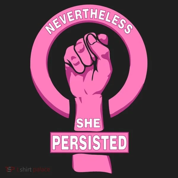 Nevertheless She Persisted Fist Tribute  Golf Towel