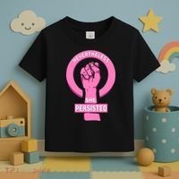 Nevertheless She Persisted Fist Tribute  Toddler T-Shirt thumb 3