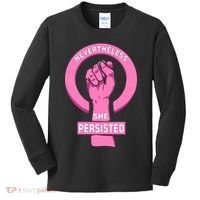 Nevertheless She Persisted Fist Tribute  Kids Long Sleeve Shirt thumb 0