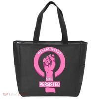 Nevertheless She Persisted Fist Tribute  Tote Bag thumb 0